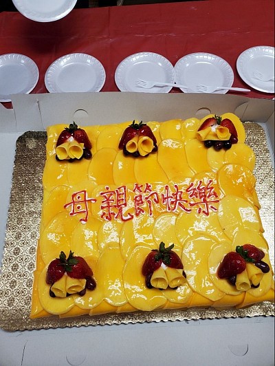 芒果香味蛋糕預祝母親節 ❲此特美蛋糕仍會長親選❳ Mango's favor cake in celebration of Mother's Day!